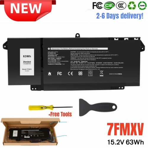 7fmxv battery for dell - battery,